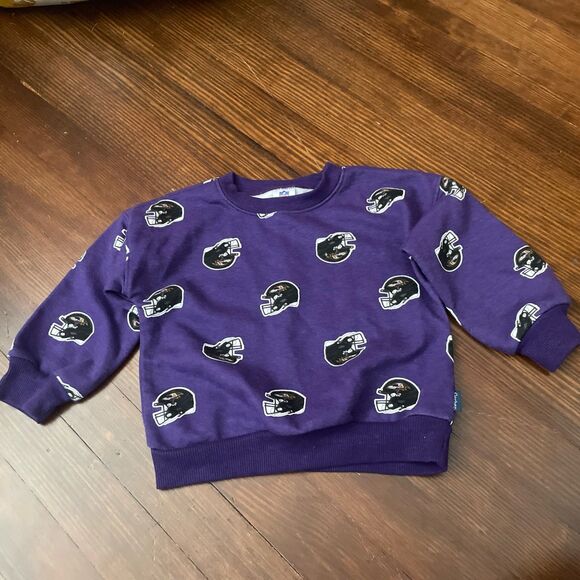 Gerber NFL Baltimore Ravens 2T Unisex Baby NFL Team Fleece Sweatshirt - Picture 1 of 7